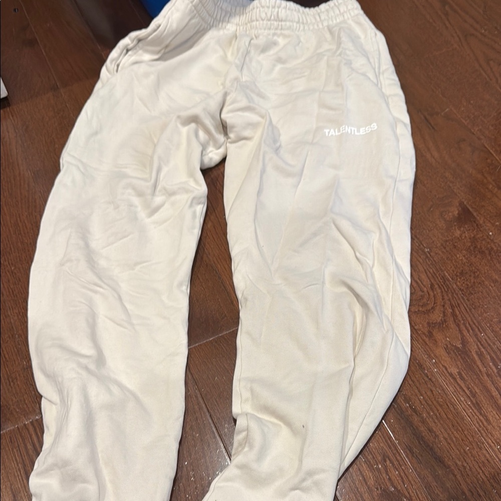 Talentless Cream Joggers